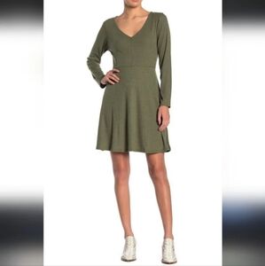 Gap Long Sleeve Fit and Flare Dress